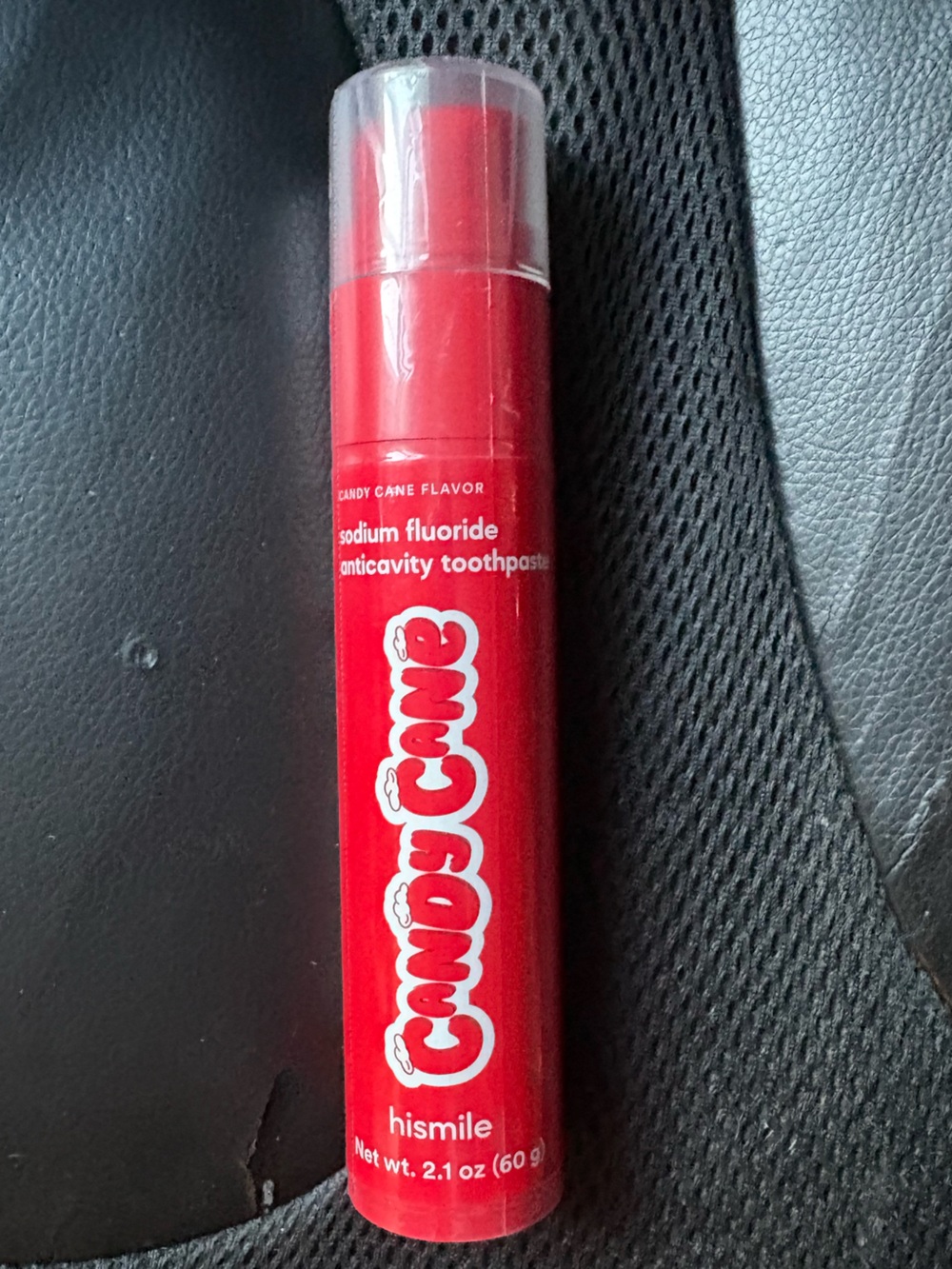 Hismile Candy Cane Sodium Fluoride Anticavity Toothpaste 2.1oz Exp 2026-09-11